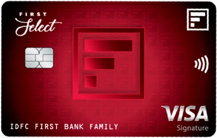 IDFC first select credit card