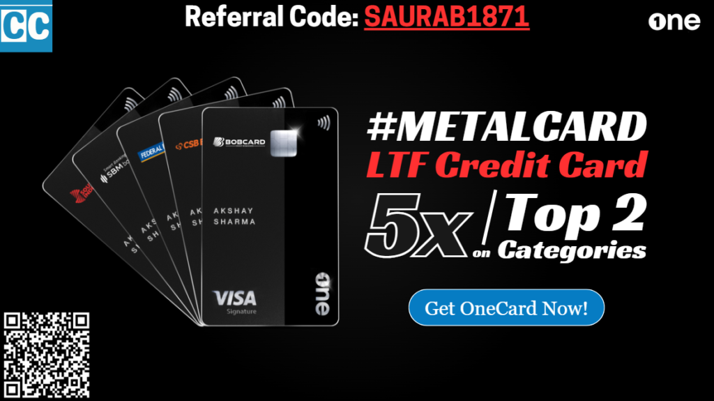 Signup with OneCard Referral Code SAURAB1871