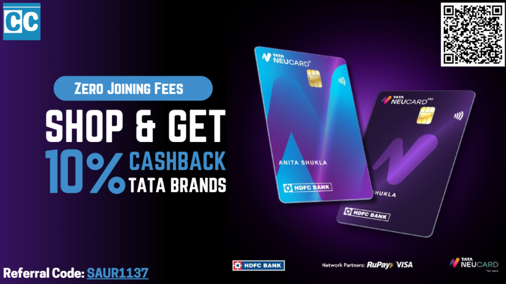 HDFC Tata Neu Card Referral Code SAUR1137