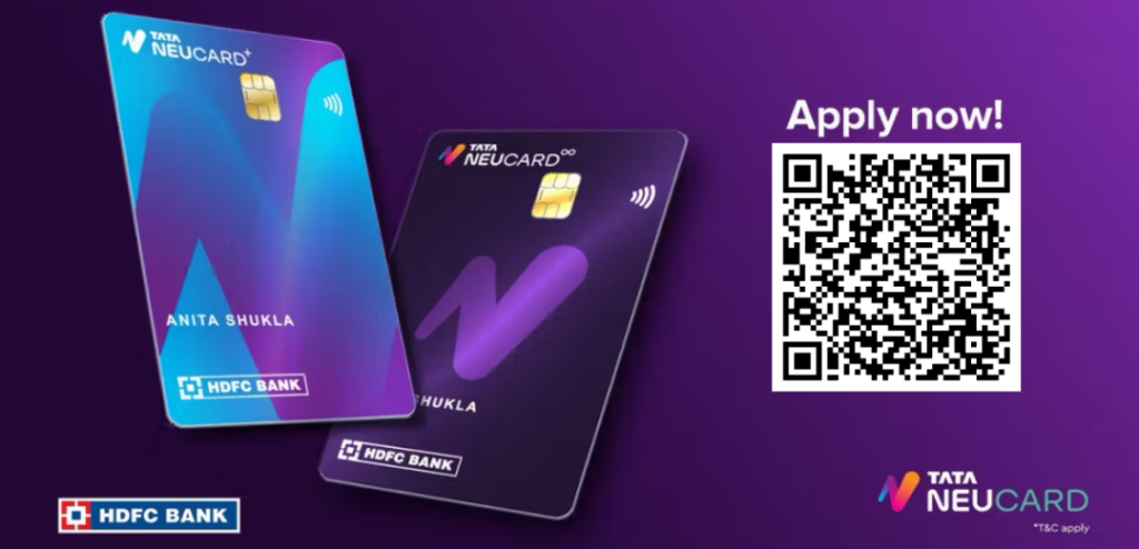 Tata Neu Card Referral code QR Code