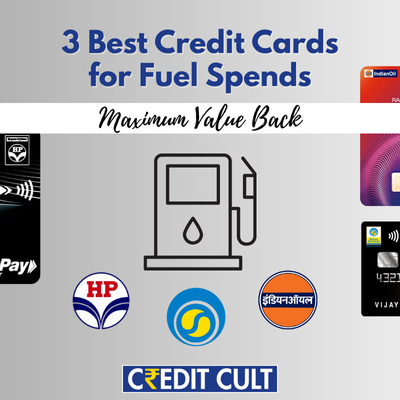 3 best Credit Card for Fuel Spends in India