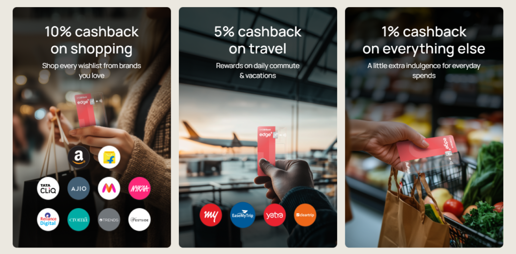 Jupiter edge+ csb bank credit card cashback offer