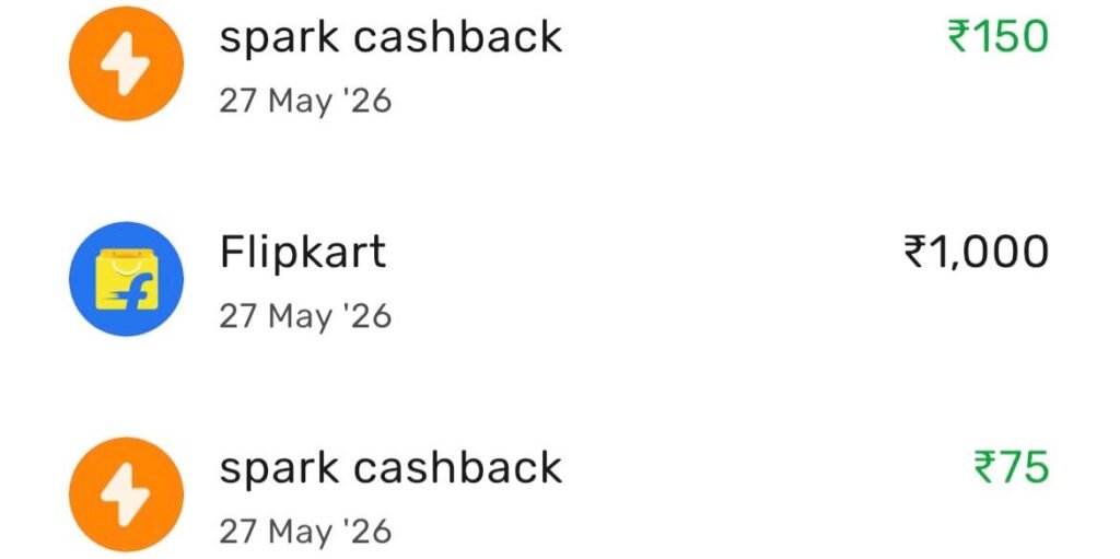 Slice Referral Code (Slice Spark Cashback history)